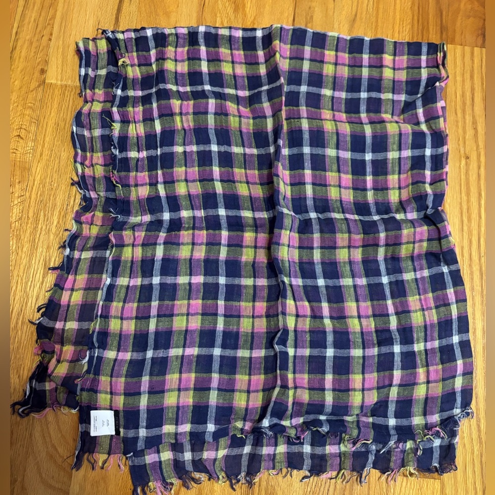 Jcrew linen cotton scarf NWOT